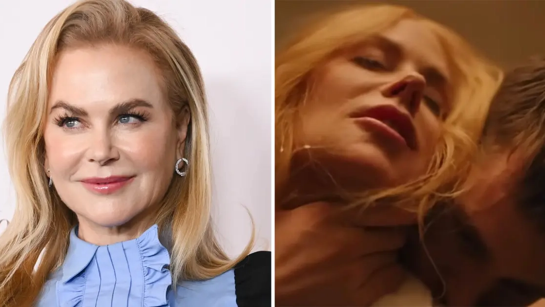Awkward Nicole Kidman blushes when asked orgasm question ahead of new film