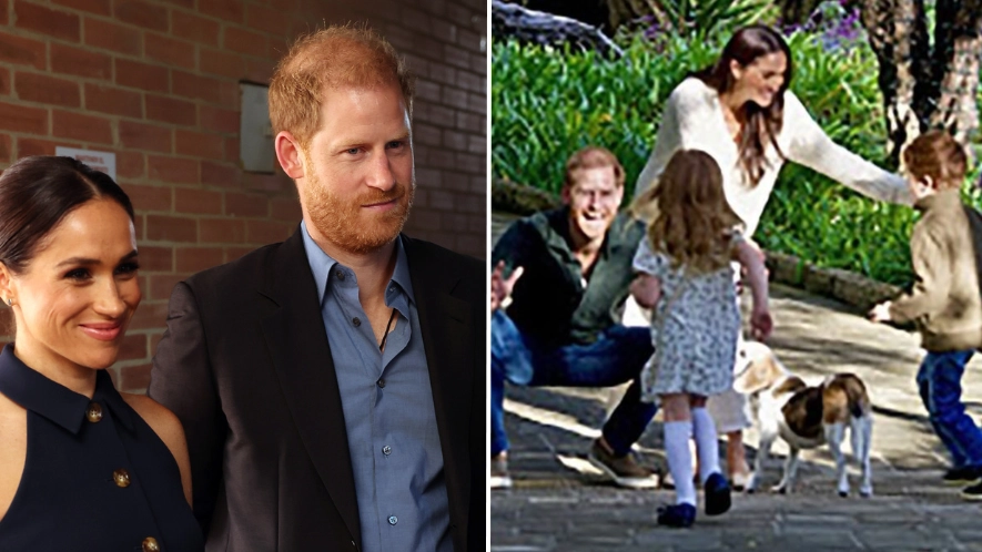 Prince Harry and Meghan Markle spark theory amongst fans after sharing rare photo of Archie and Lilibet