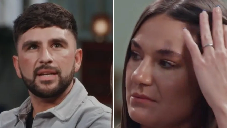 MAFS UK viewers emotional as Kieran’s bombshell admission leaves Kristina fighting back tears