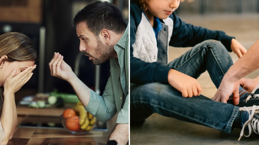 Dad refuses to take three-year-old to nursery if wife hasn't got him ready on time