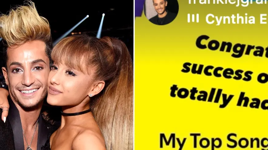 Ariana Grande fans are all saying the same thing after her brother Frankie posts his Spotify Wrapped