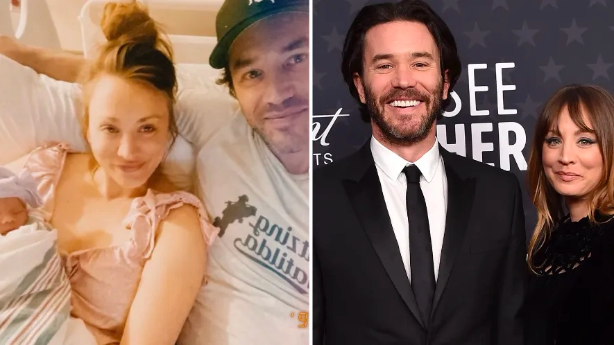 Kaley Cuoco gives birth to first child with Ozark star Tom Pelphrey