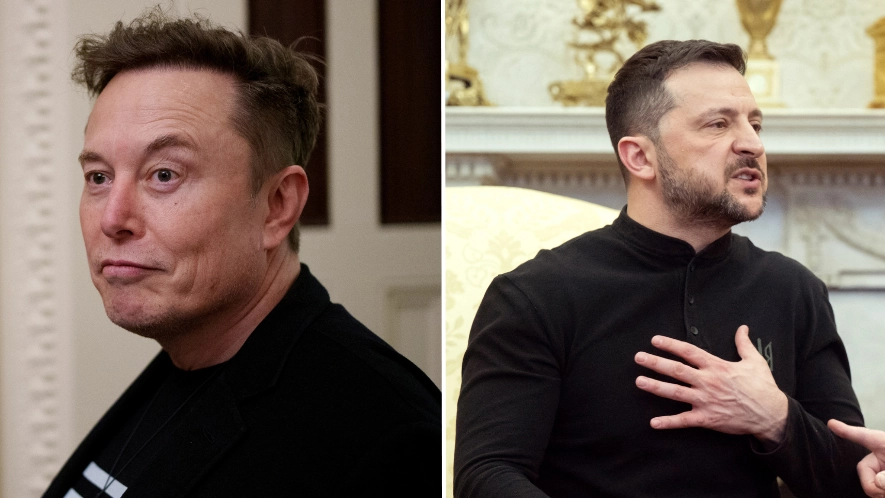 Elon Musk makes brutal dig at Ukraine’s President Zelenskyy in bizarre 're-election' rant
