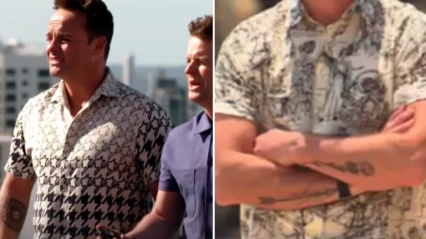Special meaning behind I'm A Celeb star Ant McPartlin's tattoos