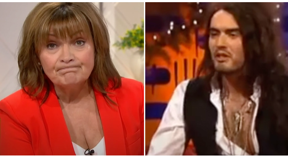 Lorraine Kelly recalls 'uncomfortable' moment she was 's**t-shamed' by Russell Brand