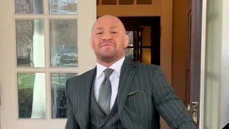 White House accused of being a ‘meme page’ after bizarre Conor McGregor video is released
