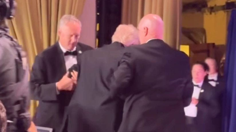 Trump denies he fell during White House correspondents' dinner evacuation raising wider questions