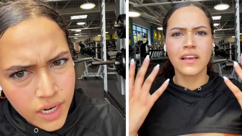 Furious woman claims she was told to 'cover up' by gym staff