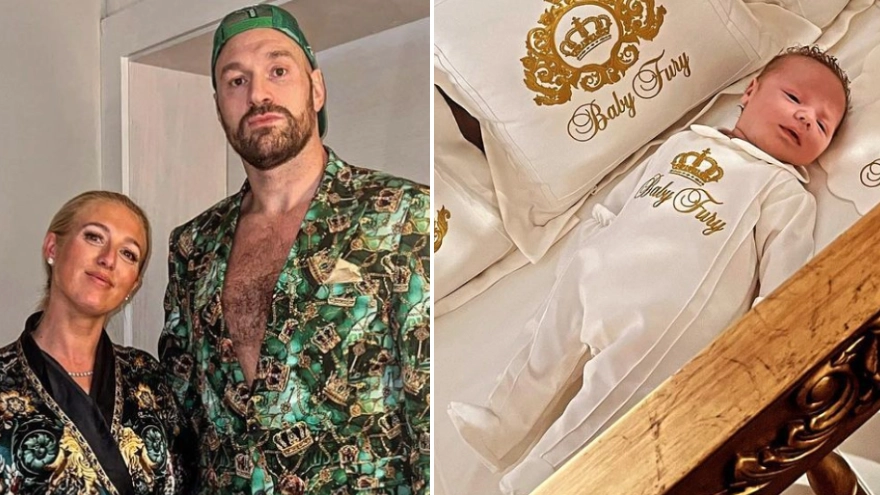 Paris Fury calls herself ‘world’s worst mum’ as she leaves five-week-old baby at home to support Tyson