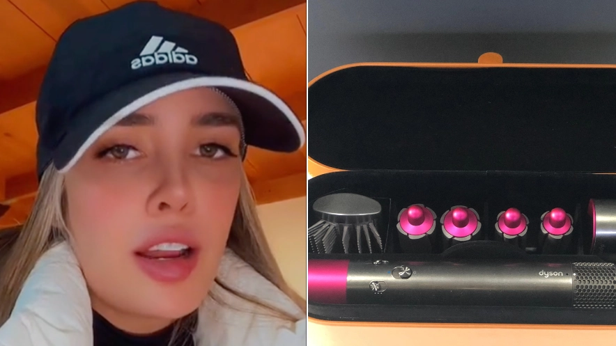 Woman confused by boyfriend's Christmas present after she asked for Dyson hairdryer