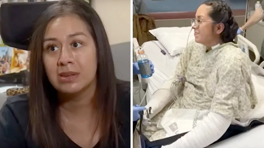 Woman loses her hands and feet after going into septic shock after giving birth