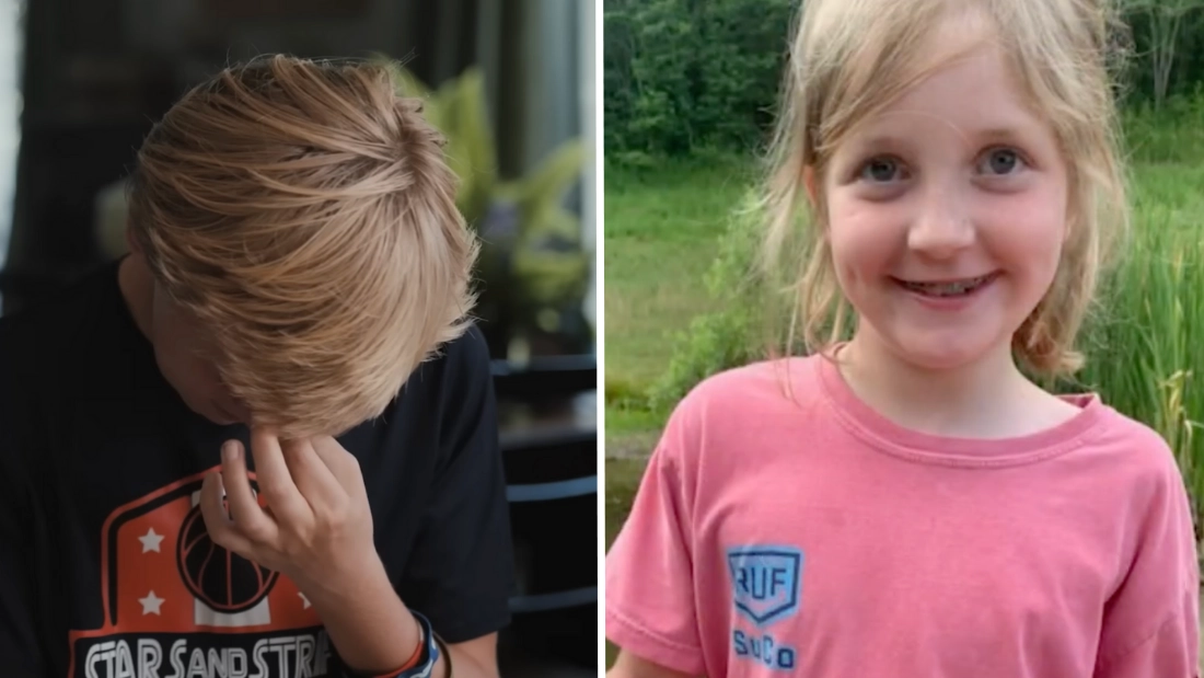 Brother of 9-year-old school shooting victim breaks down as he reveals what he wants 'the world to know' about his sister