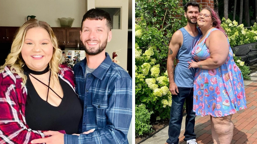 Woman in ‘mixed-weight’ relationship hits back at online trolls