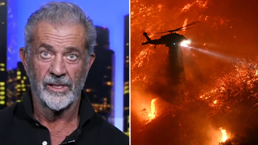 Mel Gibson facing backlash over 'insane' conspiracy theory about LA wildfires after his home burnt down
