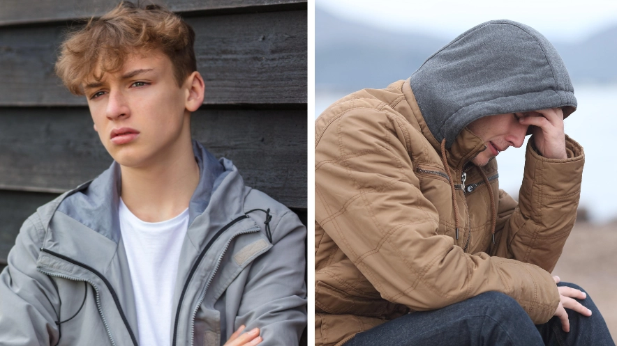 Dad divides opinion after telling teenage son to 'man up' instead of crying
