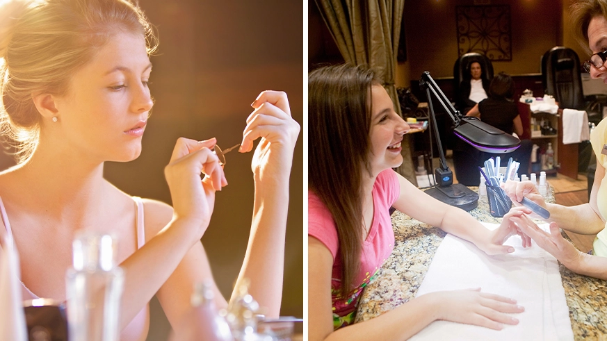 Mum divides opinion after refusing to let teenage daughter get acrylic nails