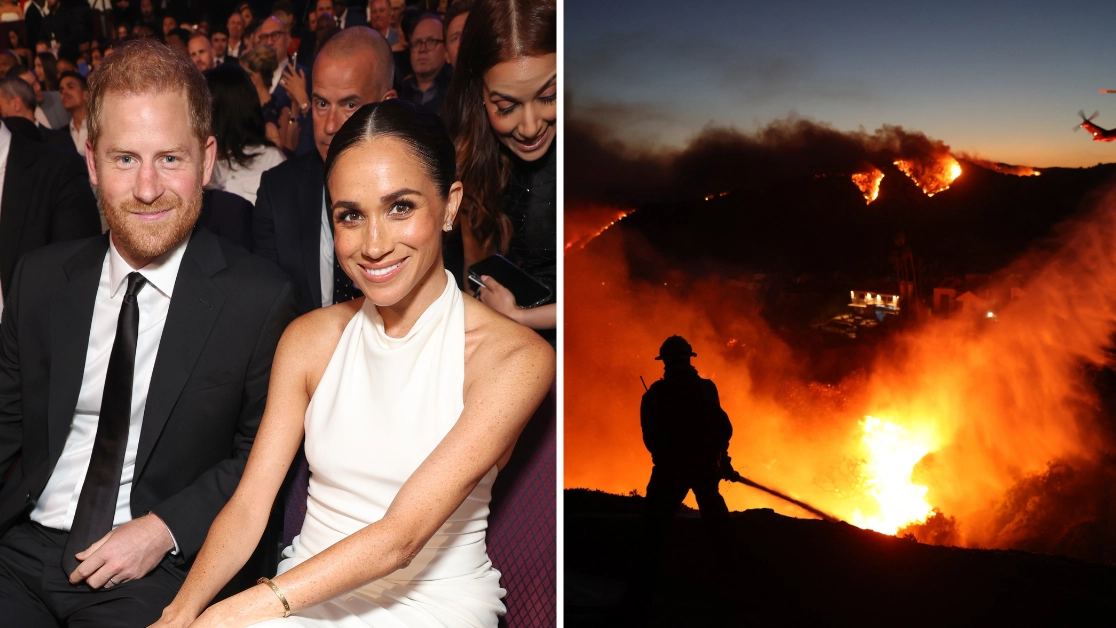 Prince Harry and Meghan Markle could be forced to evacuate home amid wildfires despite mansion's location