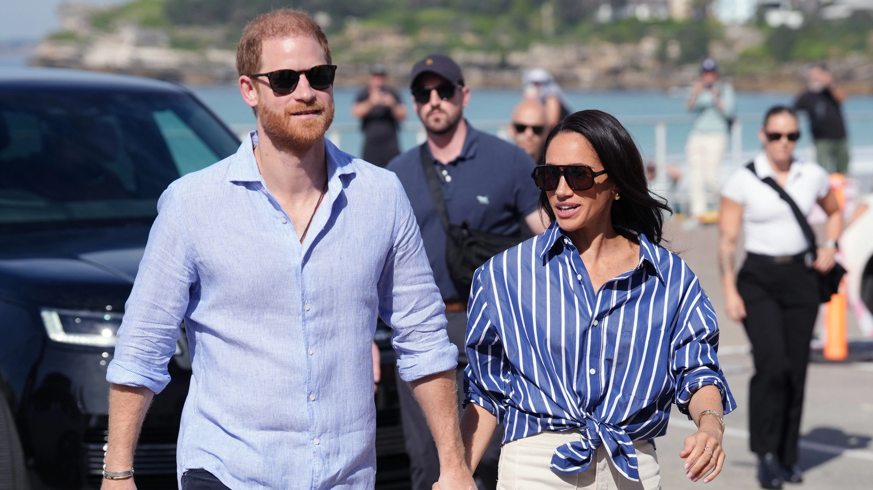 Prince Harry and Meghan Markle's Bondi beach visit goes viral after fans spot hilarious detail