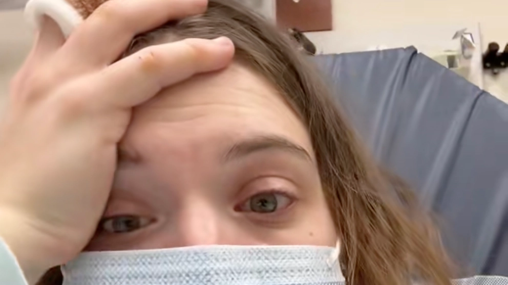 Woman shares warning over common childhood habit after nearly losing finger