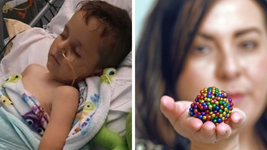 Mum issues warning over Christmas toy after son is rushed into emergency surgery
