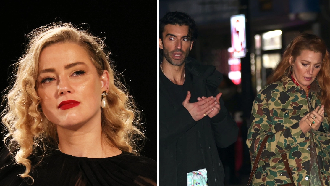 Amber Heard has honest four-word comment as she speaks out on Blake Lively’s lawsuit against Justin Baldoni