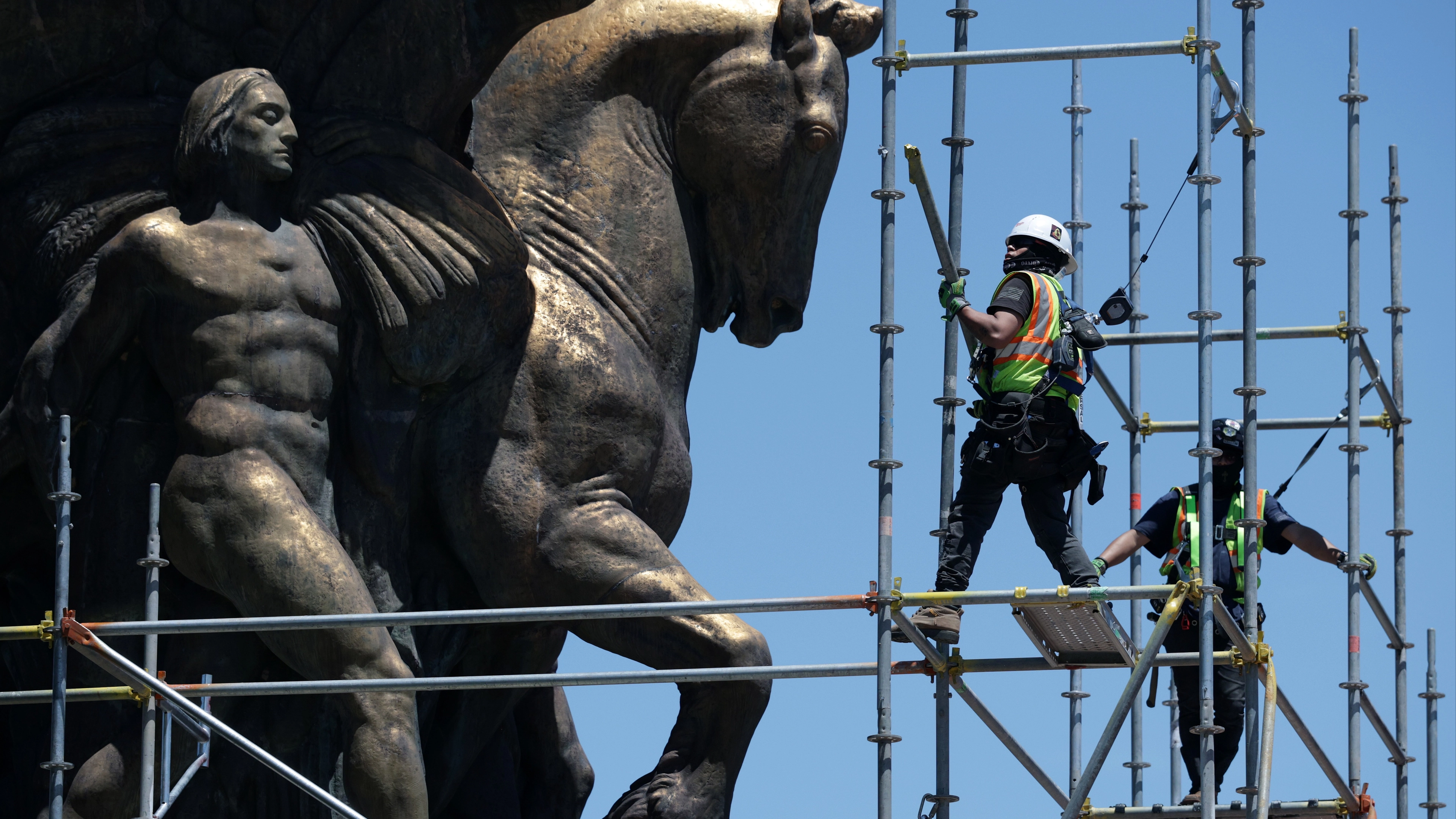 Donald Trump is spending 'millions' covering horse statues in gold for US’s birthday