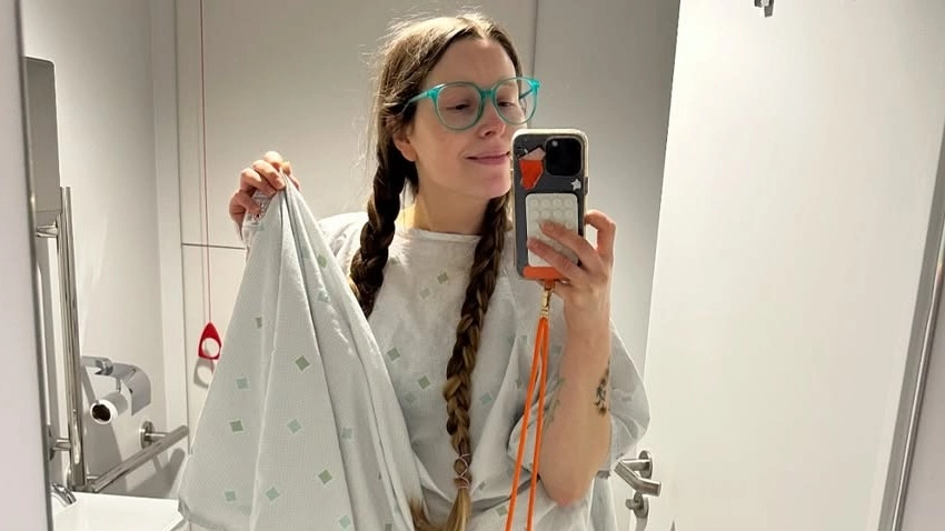 Harry Potter star Jessie Cave thanks OnlyFans followers for funding boob job after letting them make major decision