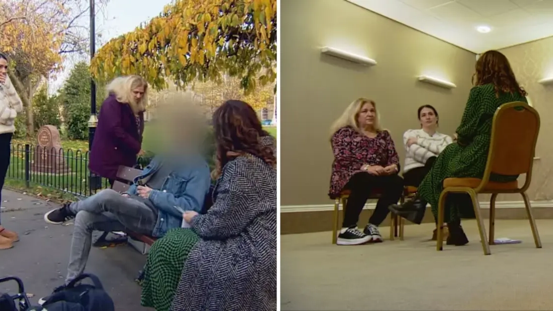 Disturbing moment man interrupts women's interview live on air and completely proves their point