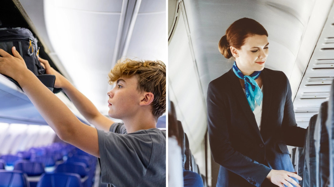 Real reason flight attendants never help you with your bags