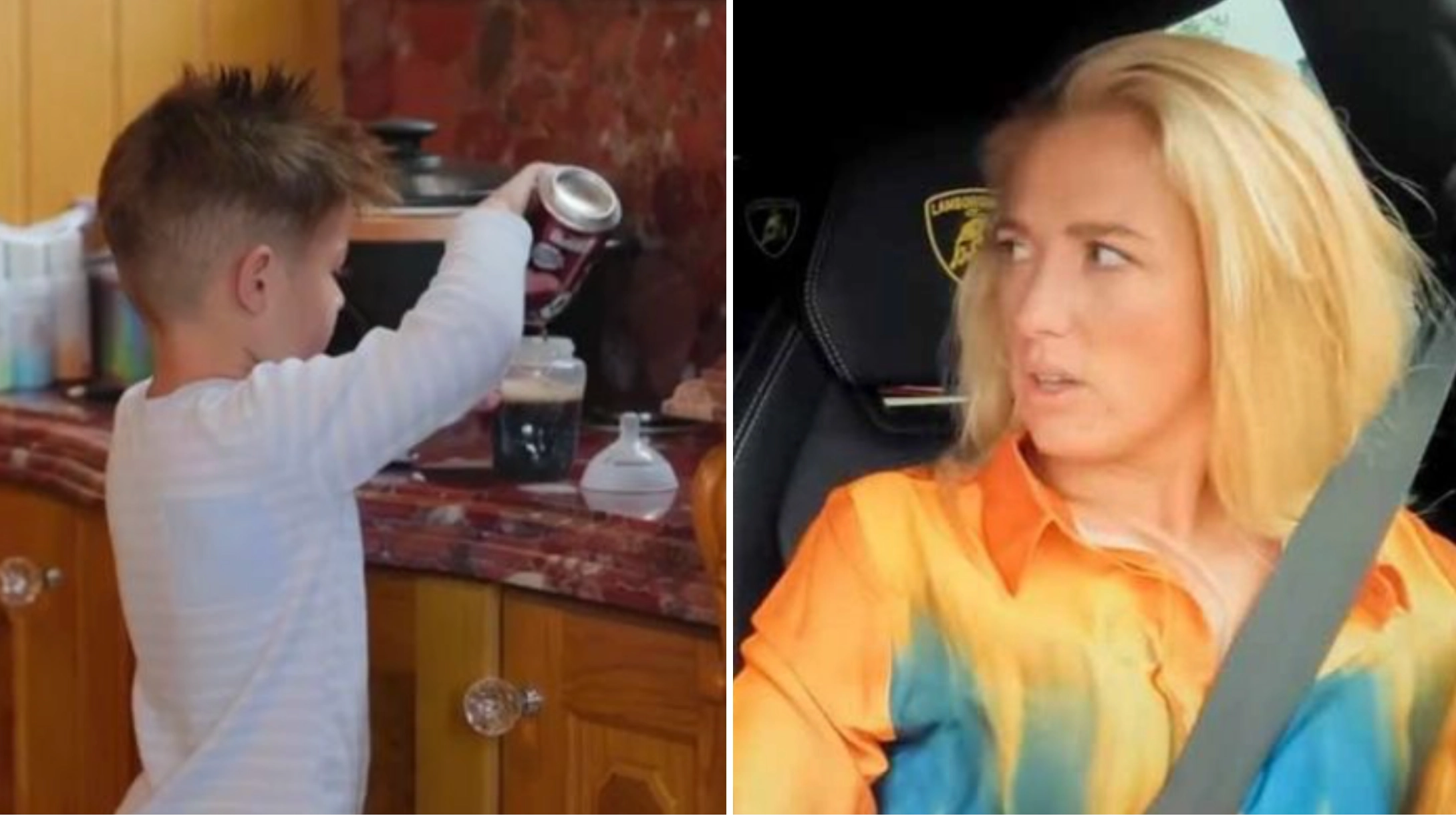 At Home with the Furys fans spot Paris and Tyson Fury's son pouring fizzy drink into baby bottle