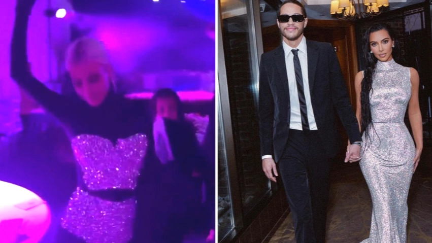 Kim Kardashian's Sweet Tribute To Pete Davidson At Kourtney's Wedding