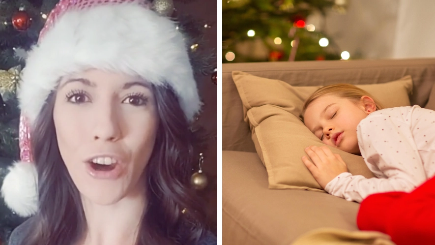 Woman shares genius tip to get your children to sleep on Christmas Eve