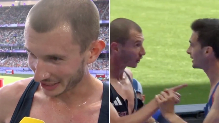 Team GB athlete who confronted rival in heated clash breaks silence following controversial Olympics moment