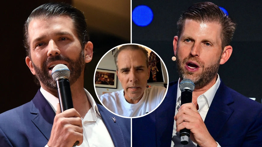 Joe Biden’s son Hunter challenges Donald Trump’s sons to cage fight