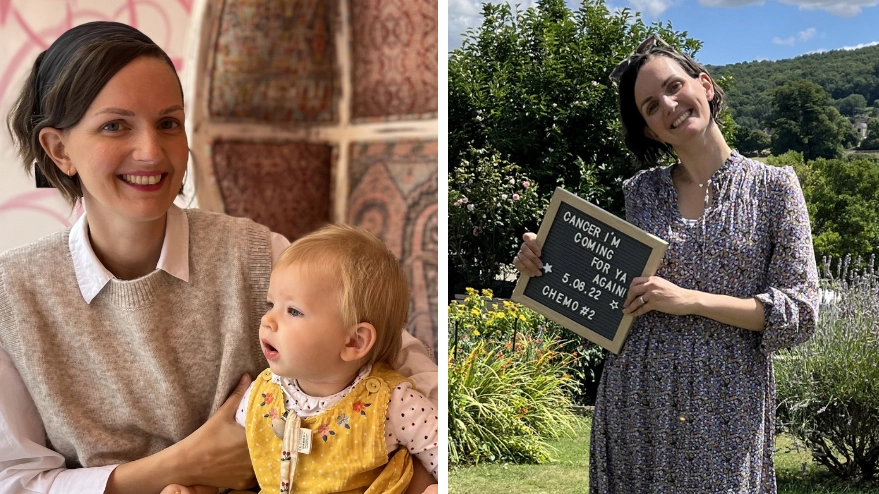 Mum who found she had cancer while breastfeeding is urging women to check their boobs