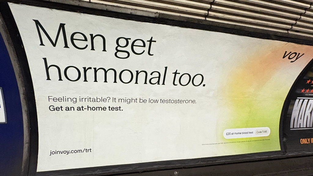 ‘Jarring’ advert about men’s hormones sparks outrage among women