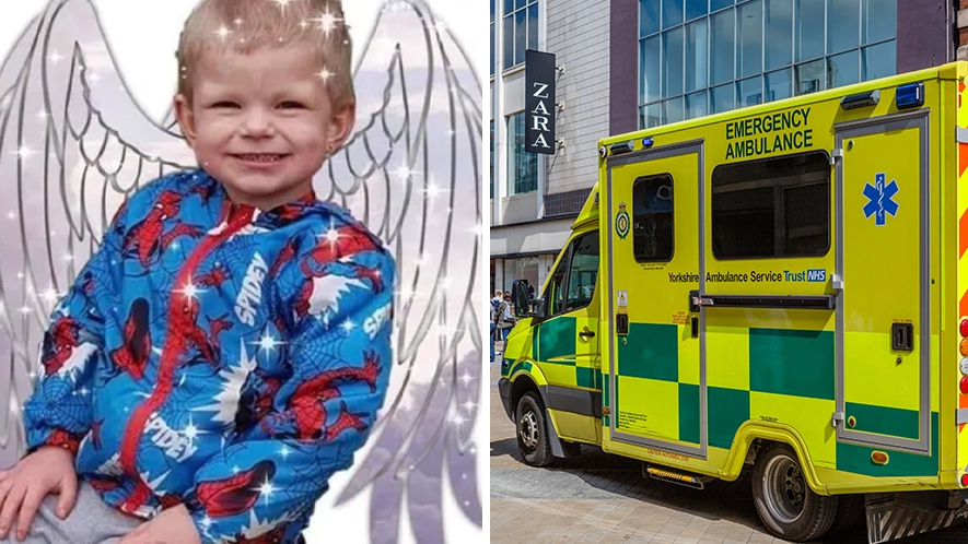 Little boy sadly dies in his parents' arms after swallowing notice board pin