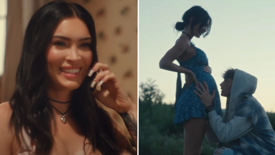 Megan Fox and Machine Gun Kelly leave fans seriously confused with ‘baby bump’ video after engagement was called off