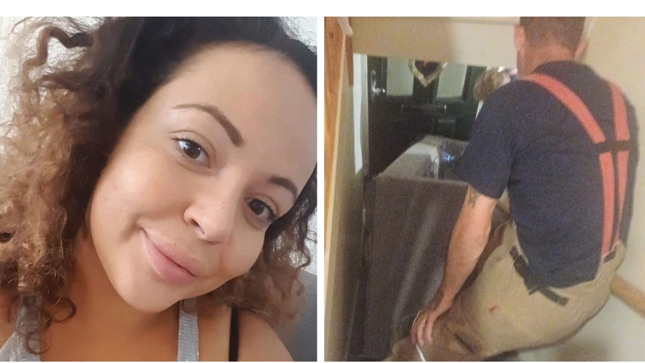 Woman forced to call 999 after getting stuck underneath sofa