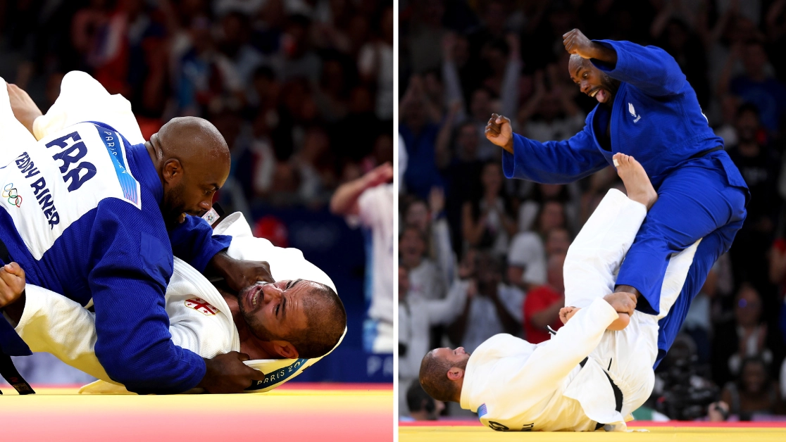 Shocking moment Olympic athlete is disqualified immediately after major rule break against opponent