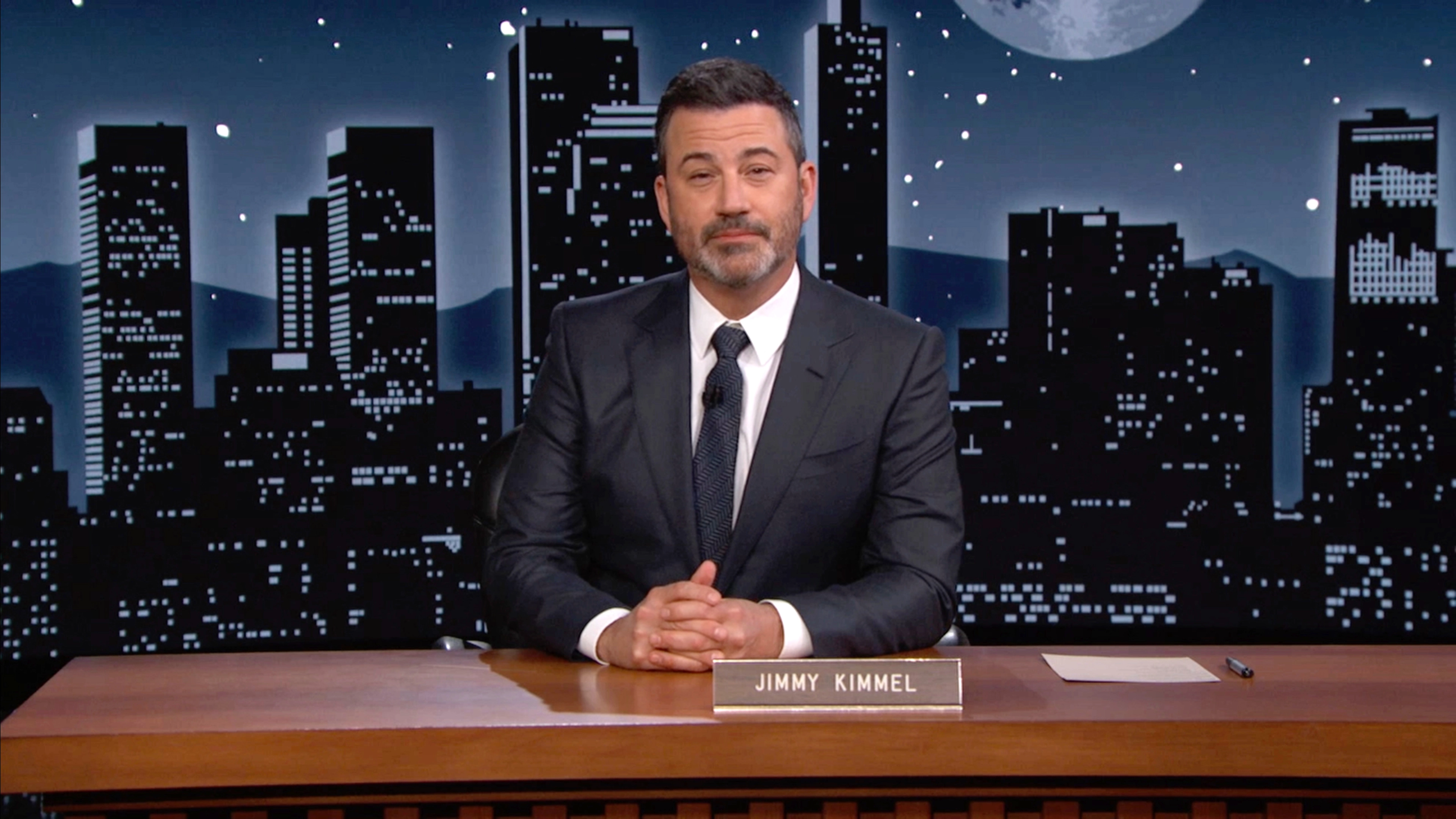 Jimmy Kimmel sends birthday message to Trump but not without making brutal swipe
