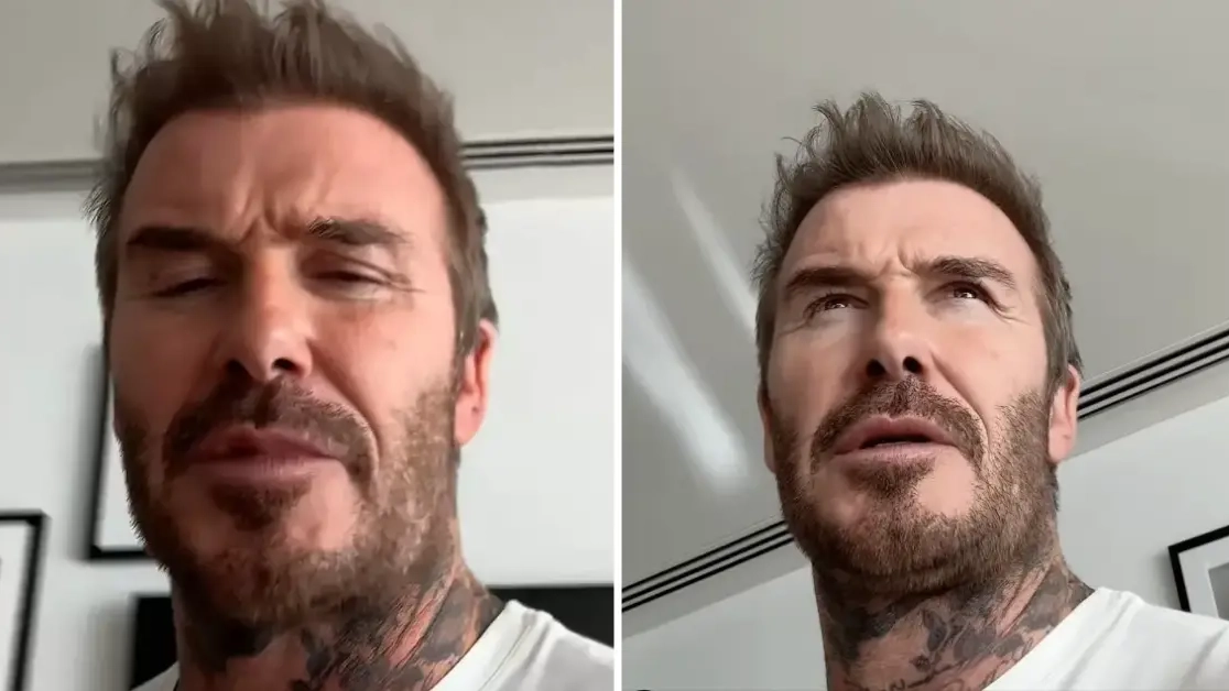 David Beckham accidentally exposes royal family member framed in his house during Christmas video