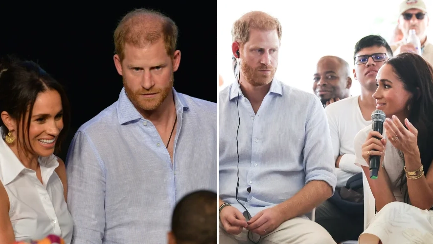 Body language expert reveals Prince Harry made very telling gesture to Meghan Markle with savage analysis