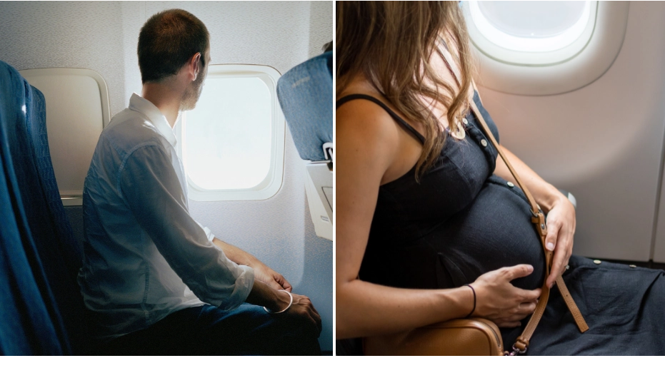 Man praised after refusing to give up seat for pregnant woman on plane
