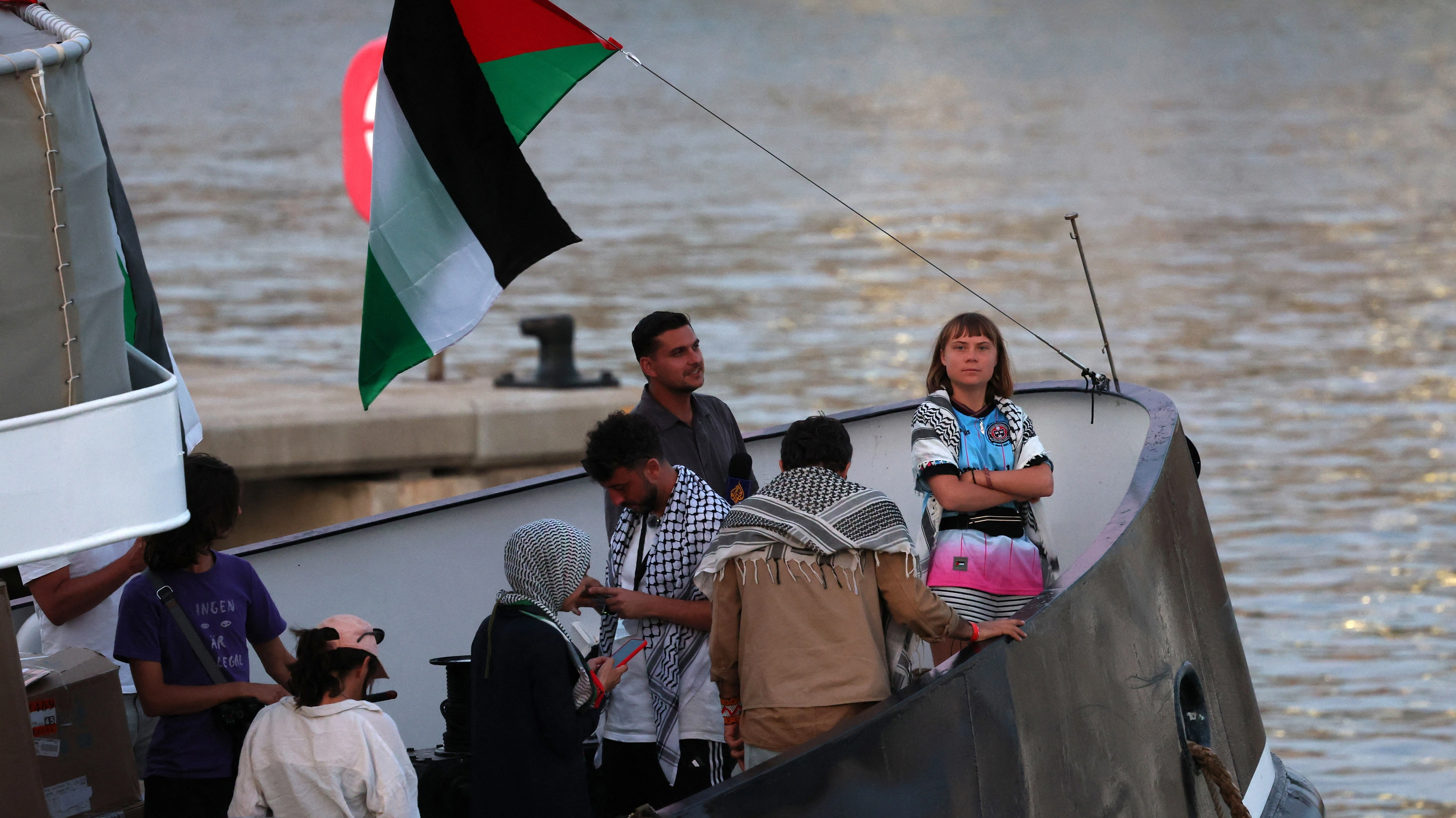 Major update after Greta Thunberg claims boat was bombed by drone while heading back to Gaza