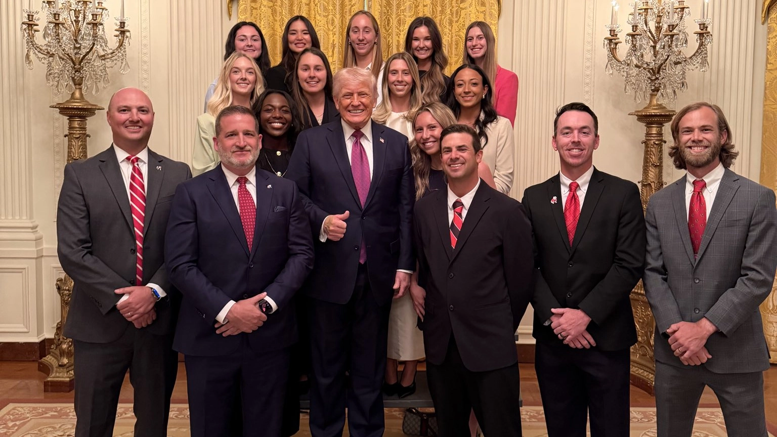 Donald Trump just posted photo of women’s tennis team - there’s a glaringly obvious issue