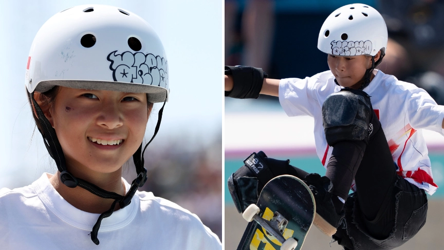 Skateboarder makes history at Olympics days after 'criminal' birth date went viral