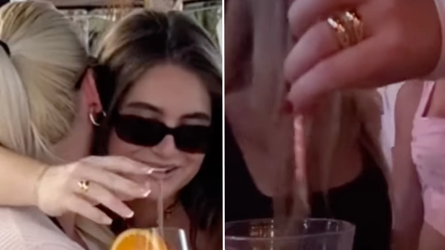 Woman 'spikes her friends' in shocking video just to prove a harrowing point