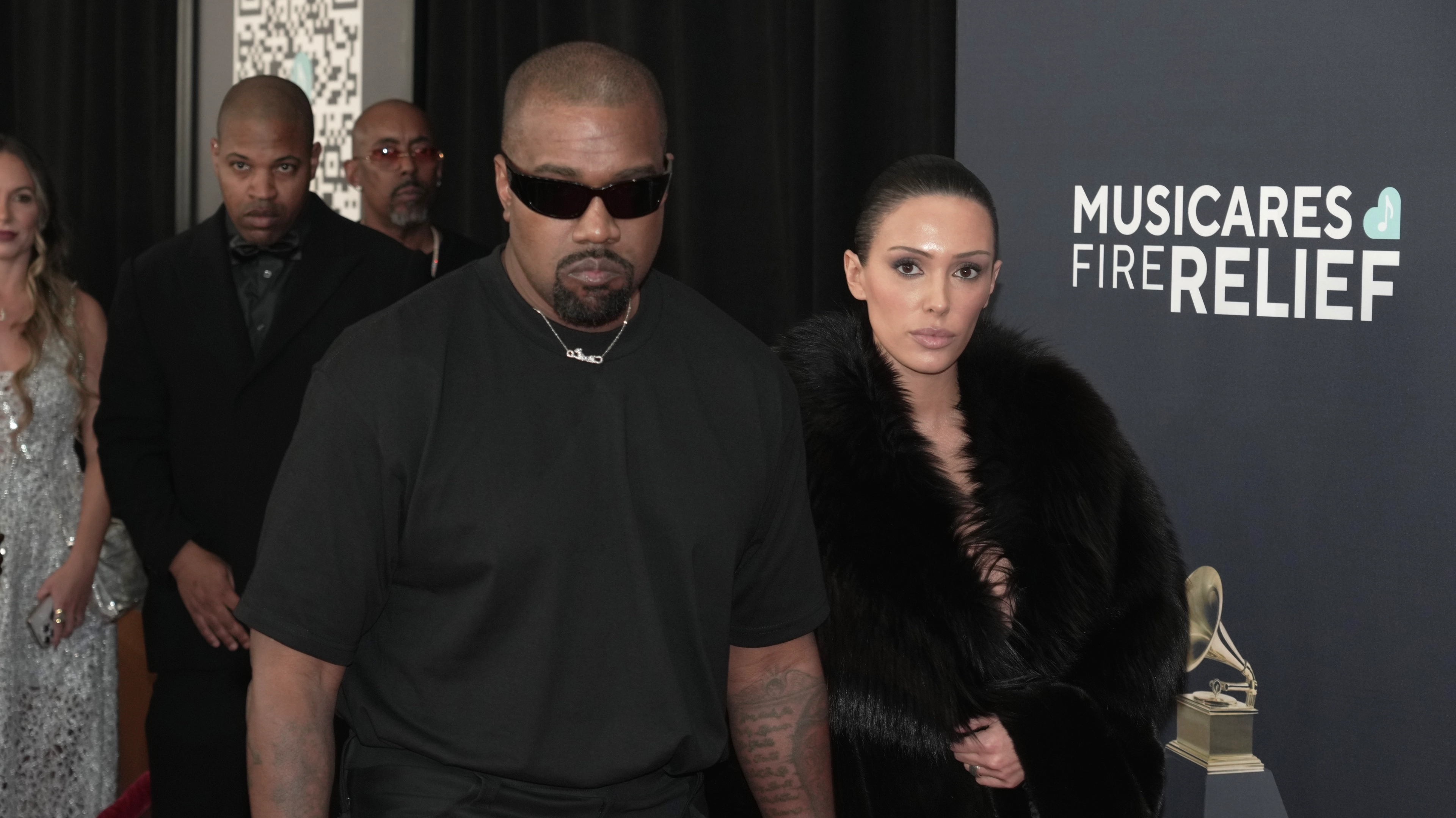 Kanye West has furious response to claims he and wife Bianca Censori were 'kicked out' of Grammys