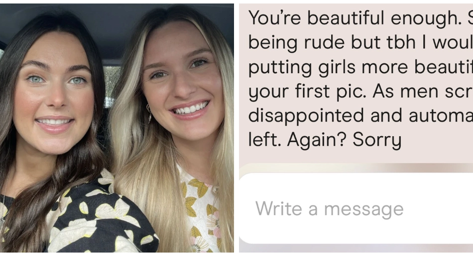 Woman slams match for telling her not to pose next to 'prettier' girls as it will leave men 'disappointed'